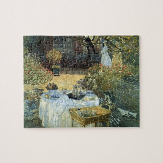 Luncheon van Claude Monet, impressionisme Legpuzzel (Horizontaal)