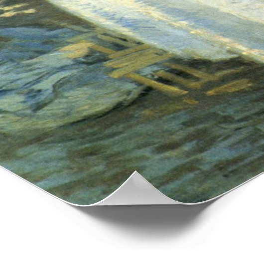 Luncheon van Claude Monet,  impressionisme Poster (Hoek)