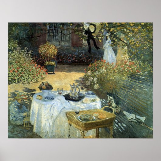 Luncheon van Claude Monet,  impressionisme Poster (Voorkant)