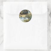 Luncheon van Claude Monet,  impressionisme Ronde Sticker (Tas)