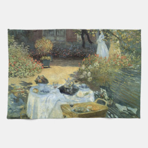 Luncheon van Claude Monet,  impressionisme Theedoek