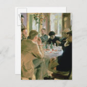 Lunchtime 1883 briefkaart (Voorkant / Achterkant)