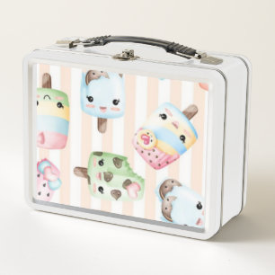 Lunchtime Sundaes: Witte Lunchbox met een Koel IJs