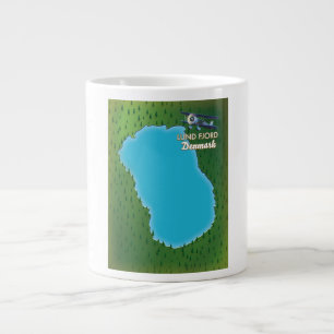 Lund Fjord Denemarken kaart Extra Grote Beker