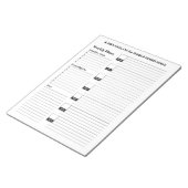 Lundi Début Du Bloc-Notes Hebdomadaire Fonctionnel (Incliné)