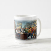 Lundi matin fou fou fou Tasse drôle (Devant droit)