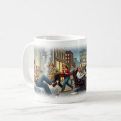 Lundi matin fou fou fou Tasse drôle (Devant gauche)