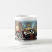 Lundi matin fou fou fou Tasse drôle (Centre)
