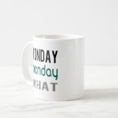 Lundi Quelle Mug (Devant gauche)