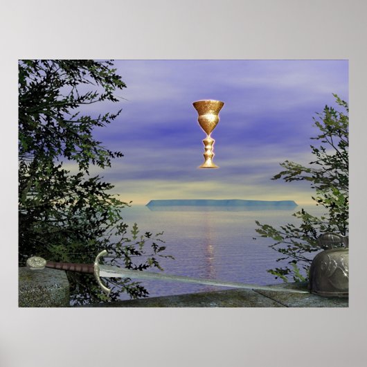 Lundy, het Grail-eiland Poster (Voorkant)