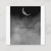 Lune à goutte Carte de boîtier de calligraphie art (Dos)