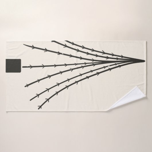 Lune Abstraite (Serviette de bain)