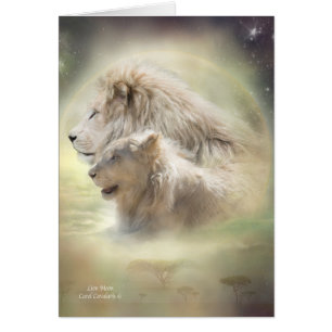 Lune ArtCard de lion