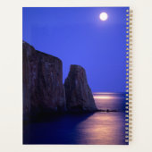 Lune au crépuscule | Rocher Percé Côte Gaspésienne (Dos)