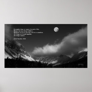 Lune au-dessus de la Franconie : Poster du chef Se