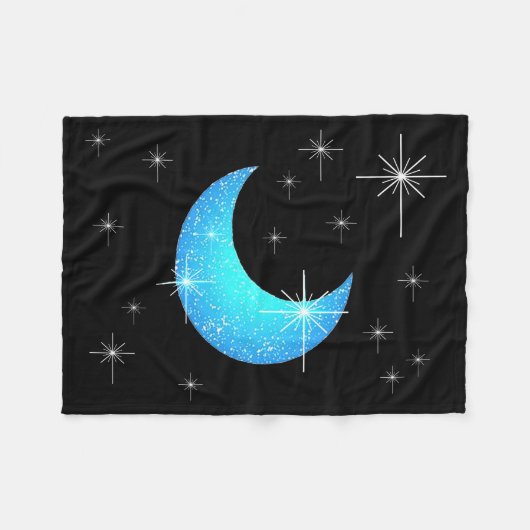 Lune bleue Couverture bébé (Devant (Horizontal))