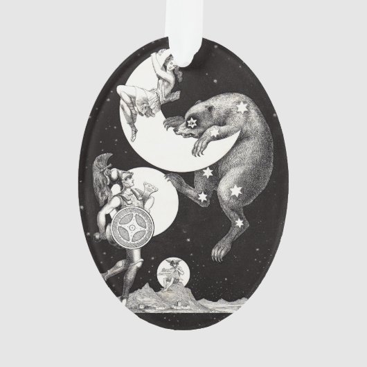 Lune céleste ciel Univers Dieu Nuit Illustration (dos)