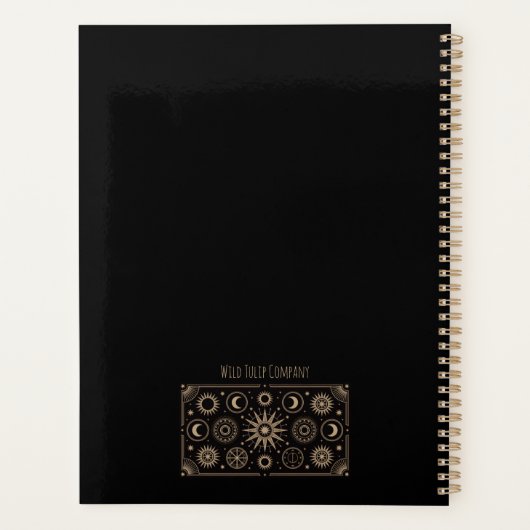 Lune céleste et étoiles (Dos)