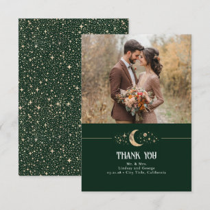 Lune céleste et étoiles Merci photo