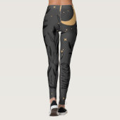 Lune céleste Thème Leggings (Dos)