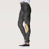 Lune céleste Thème Leggings (Gauche)