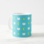 Lune de chat de Kitty et tasse d'étoiles (Devant gauche)