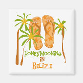 Lune de miel en Belize Magnet (Devant)