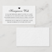 Lune de miel - Faire-part de mariage Insérer des c (Devant / Derrière)