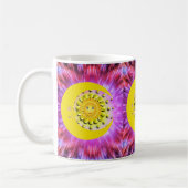 Lune de soleil jaune, mug roseâtre (Gauche)