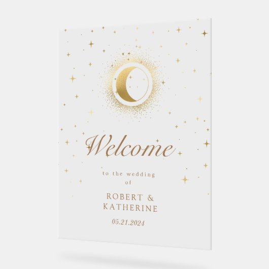 Lune des étoiles d'or céleste (Angle)