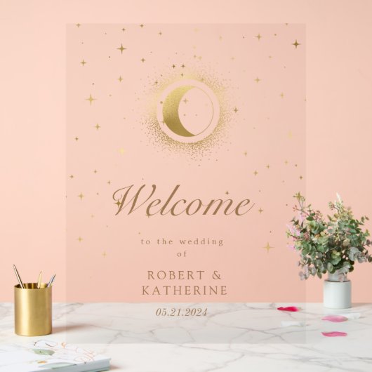 Lune des étoiles d'or céleste (Mariage)