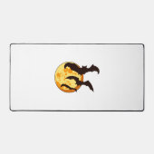 Lune d'Halloween et chauves-souris (Recto)