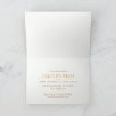 Lune d'or et invitation de baby shower d'étoiles (Intérieur)