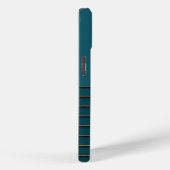 Lune d'or et lapin sur iPhone Turquoise / coque ip (Verso / Droite)