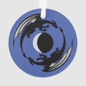 Lune Dragons Imaginaire Design Ornement (dos)