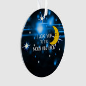 Lune et dos, design populaire, Ornement céramique (devant)