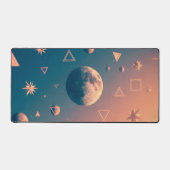 Lune et étoiles cosmiques rétro (Recto)