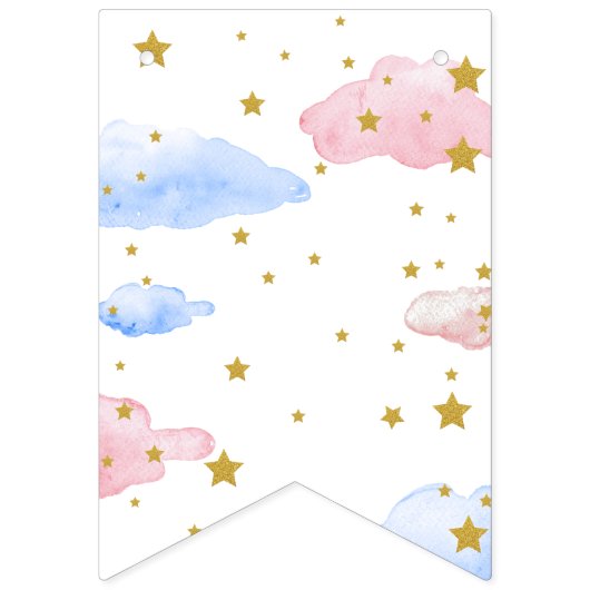 Lune et étoiles Drapeaux de lapin pour garçon ou f (Deuxième drapeau)