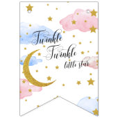 Lune et étoiles Drapeaux de lapin pour garçon ou f (Premier drapeau)