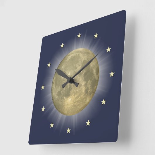 Lune et étoiles 🌜 ⭐ horloge (Angle)