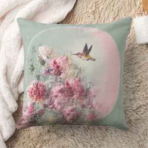 Lune Et Fleurs - Coussin
