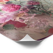 Lune Et Fleurs - Poster (Coin)