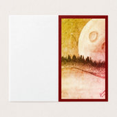 Lune et planète - Rouge (Outside Unfolded)