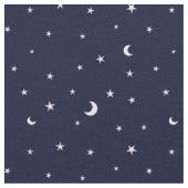 Lune et tissu minuscules bleus de minuit de profil (Fermer)