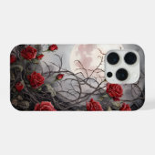 Lune gothique et rose rouge (Verso Horizontal)