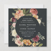 Lune Jardin Mariage Invitation | CARRÉ (Devant)
