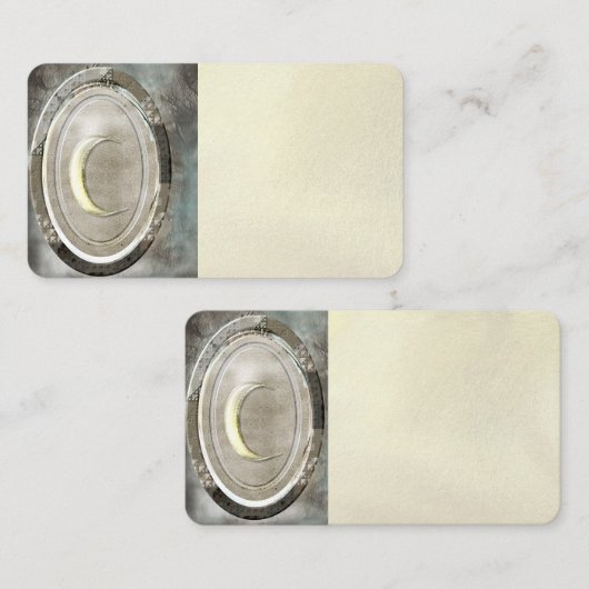 Lune Lumière Soleil Ciel Espace Cartes de visite s (Devant / Derrière)