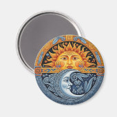 Lune mexicaine et aimant solaire (Recto/Verso)