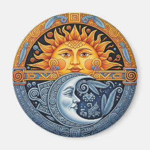 Lune mexicaine et aimant solaire