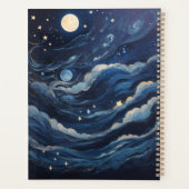 Lune personnalisée et étoiles (Dos)